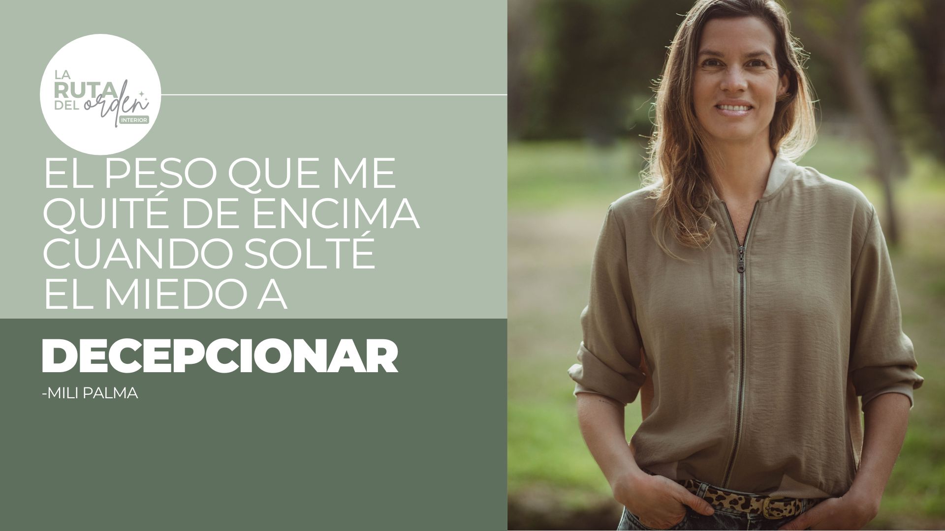 Episodio #38: El peso que me quité de encima cuando solté el miedo a decepcionar.